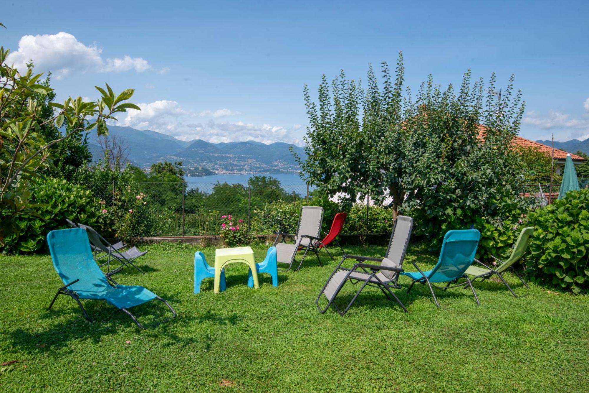 Casa Lilla - Lakeview Large Apartments With Garden Above Stresa Exterior foto
